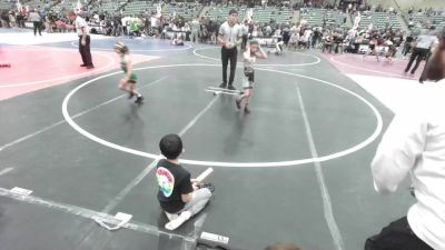 46 lbs 5th Place - Mattie Wakefield, Elko WC vs Alice Laumea, Raider WC