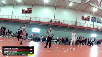 150 lbs Semifinal - Connor Haines, Elite Athletic Club vs Grayson Hughes, Club Madison Wrestling