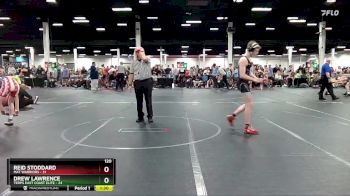120 lbs Round 6 (8 Team) - Drew Lawrence, Terps East Coast Elite vs Reid Stoddard, Mat Warriors