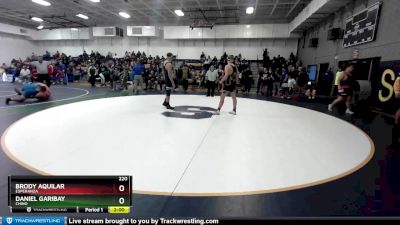 220 lbs Champ. Round 2 - Daniel Garibay, Chino vs Brody Aquilar, Esperanza