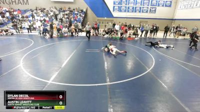 67 lbs Champ. Round 1 - Austin Leavitt, South Summit Wrestling Club vs Dylan DeCol, Uintah Jr High Wrestling