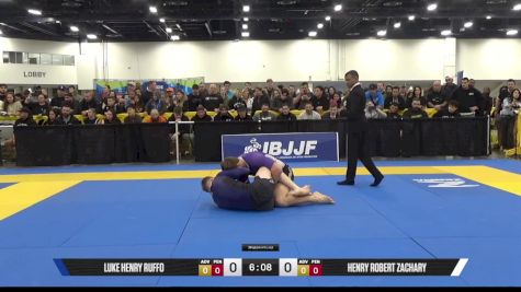 Henry Robert Zachary vs Luke Henry Ruffo 2025 World IBJJF Jiu-Jitsu No-Gi Championship