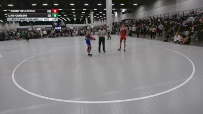 126 lbs Champ. Rd Of 64 - Liam Qureshi, Orange County RTC vs Brody Bellefeuil, Reddot Wrestling Club