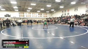 95 lbs 3rd Place Match - Oliver Encinas, Lone Star Middle School vs Alston Fletcher, Kuna Middle School