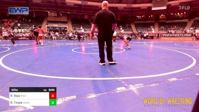 92 lbs Consolation - Ryan Rojo, Miami Wrestling Club vs Blaize Tingle, NBWA