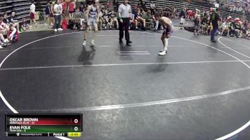 110 lbs Round 3 (6 Team) - Oscar Brown, Nebraska Blue vs Evan Folk, Team USA