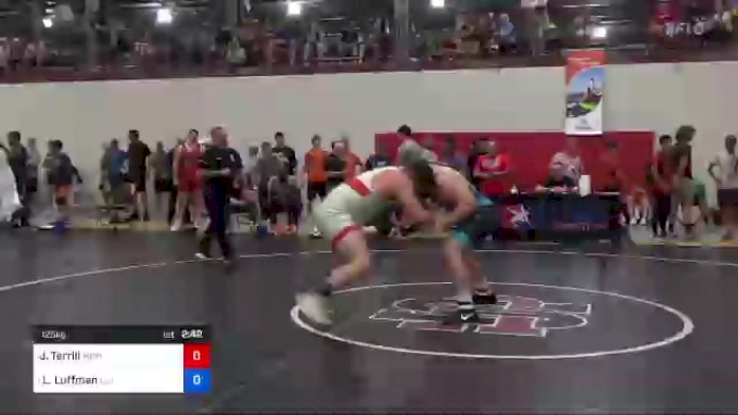 125 kg Round Of 32 - Joshua Terrill, Michigan vs Luke Luffman, Illinois ...