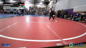 60 lbs Quarterfinal - Cutter Bledsoe, Woodland Wrestling Club vs Daxton Ray, Division Bell Wrestling