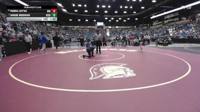 110 lbs Champ. Round 1 - Keira Leyva, Great Bend Hs vs Angie Mensah, Kansas City - Sumner Academy HS