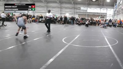 98 lbs Round 1 (8 Team) - Braden Haley, Freakztyle Wrecking Crew vs Lincoln Haines, Gettysburg