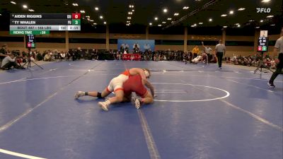 165 lbs 3rd Place - Aiden Riggins, Iowa State vs Ty Whalen, Princeton