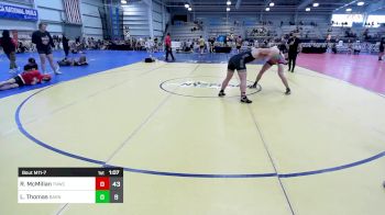 220 lbs Round Of 32 - Ryan McMillan, TNWC Silver Fox vs Lucas Thomas, Barnesville