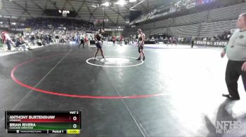 1A 195 lbs Cons. Round 2 - Anthony Burtenshaw, Hoquiam vs Brian Rivera, Cascade Christian