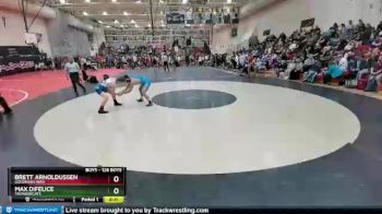 126 Boys Cons. Round 2 - Brett Arnoldussen, Goldmans WAR vs Max DiFelice, Thundercats