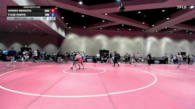 126 lbs Cons. Round 1 - Andres Mendoza, Connecticut vs Tyler Phipps, Pennsylvania
