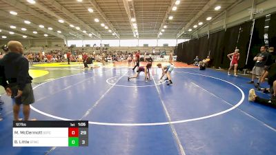 127 lbs Quarterfinal - Matt McDermott, Team Gotcha vs Brady Little, Shore Thing Surf