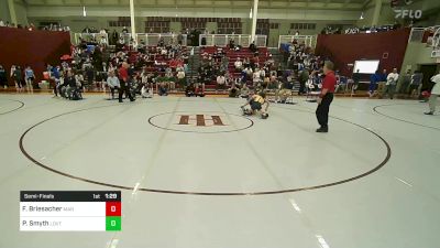 106 lbs Semifinal - Forrest Briesacher, Marist School vs Patrick Smyth, The Lovett School