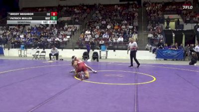 133 lbs Semifinal - Patrick Mullen, Wartburg vs Brody Neighbor, Coe