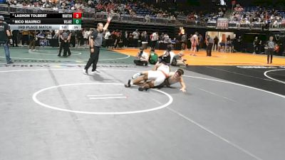 6A 175 lbs 3rd Place Match - Nico Maurici, Austin Westlake vs Lashon Tolbert, Arlington Martin