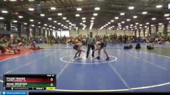 120 lbs Round 4 (6 Team) - Issak Wickham, East Coast Elite vs Tyler Traves, Virginia Hammers