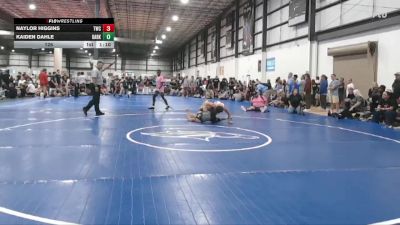 126 lbs Allday - Kaiden Dahle, DARKHORSE vs Naylor Higgins, TRIANGLE WRESTLING CLUB