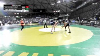 Boys 1A 120 lbs Cons. Round 4 - Alex Gomez-Paz, Seton Catholic vs Devon McManemy, Cascade Christian