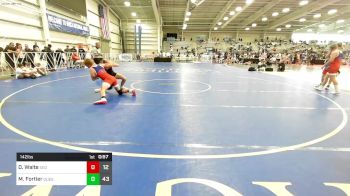 142 lbs Rr Rnd 3 - Danny Waite, SEO Wrestling Club vs Maximus Fortier, Quest School Of Wrestling MS