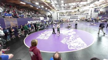 126 lbs Champ. Round 1 - Isaac Mckamey, Great Falls CMR vs Chase Kinnaman, Belgrade