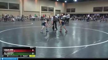 60 lbs Finals (2 Team) - Colin Kirk, Tennessee Blue vs Eli Gentry, Tennessee Red