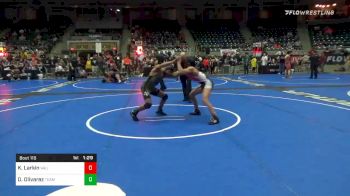 115 lbs Final - Kyler Larkin, Valiant vs Dorian Olivarez, Team Olivarez