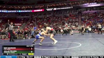 3A-138 lbs Quarterfinal - Nolan Fellers, Bondurant-Farrar vs Koy Davidson, Fort Dodge