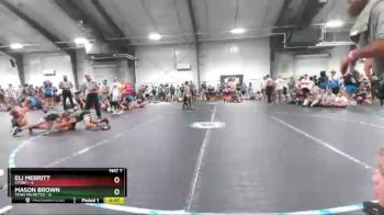 72 lbs Round 5 (8 Team) - Eli Merritt, Storm vs Mason Brown, Team Palmetto