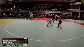 70 lbs Cons. Round 2 - Carter Hunstiger, Sauk Centre vs Rayce Peters, LSH (LeSueur/Henderson)