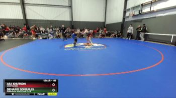 182 lbs Quarterfinal - Asa Knutson, Unattached vs DeMario Gonzales, Peninsula Wrestling Club