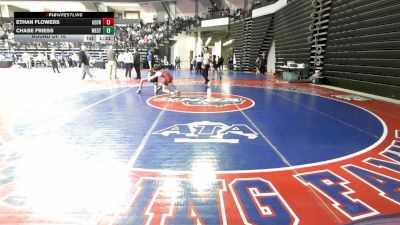 90 lbs Round Of 16 - Ethan Flowers, Georgia vs Chase Friess, West Forsyth Wrestling Club