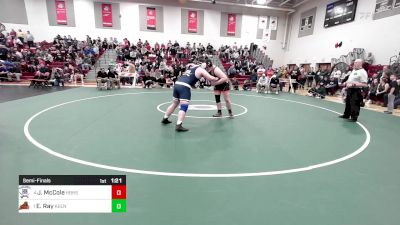 285 lbs Semifinal - John McCole, Hollis Brookline vs Evan Ray, Keene