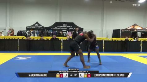 Lorenzo Maximilian Fitzgerald vs Manoach Lamarre 2026 Pan IBJJF Jiu-Jitsu No-Gi Championship