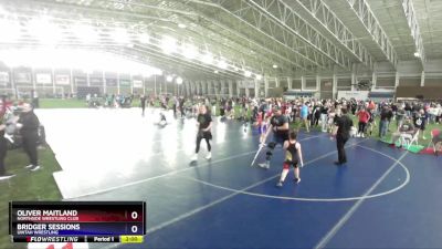 77 lbs Cons. Semi - Oliver Maitland, Northside Wrestling Club vs Bridger Sessions, Uintah Wrestling