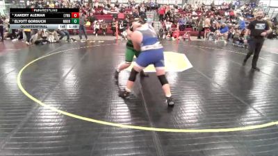 285 lbs Quarterfinal - Elyott Gorsuch, Moorcroft vs Xakery Aleman, Lyman