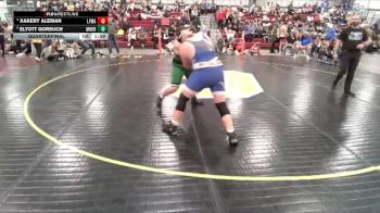285 lbs Quarterfinal - Elyott Gorsuch, Moorcroft vs Xakery Aleman, Lyman