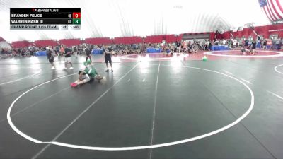 157 lbs Champ Round 1 (16 Team) - Warren Nash III, Grayslake Central vs Brayden Felice, Oswego East