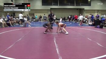 113 lbs Round 4 (6 Team) - Niccolo Pellicano, Venice Takedown Club vs Malik Leonard, Tallahassee War Noles