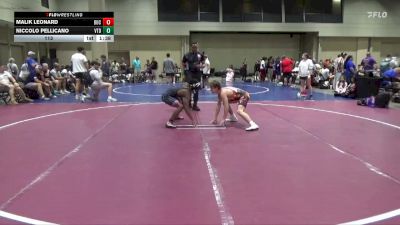 113 lbs Round 4 (6 Team) - Niccolo Pellicano, Venice Takedown Club vs Malik Leonard, Tallahassee War Noles