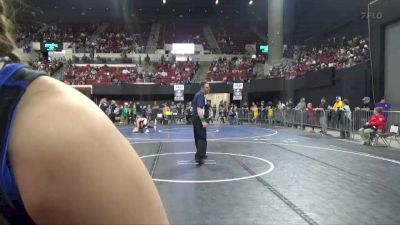 89 lbs Round 2 - Lauryn Lindemann, Miles City Wrestling Club vs Macy Smith, Stanford Mat Rats