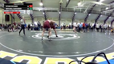 174 lbs Champ. Round 2 - Ethan Richner, Gannon University vs Mitchell Baronner, Gannon University