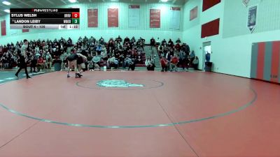 126 lbs Champ. Round 1 - Landon Leiby, Woodridge vs Sylus Welsh, Orrville
