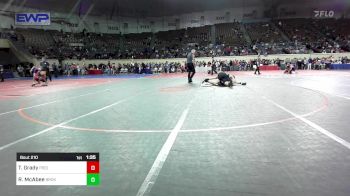 150 lbs Quarterfinal - Talon Grady, Piedmont vs Rogan McAbee, Broken Arrow Junior High