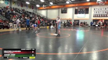 126 lbs 7th Place Match - Xavier Thein, Wahlert, Dubuque vs Brayden Klingmen, Dubuque Senior