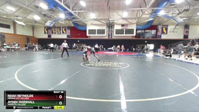 157 lbs Quarterfinal - Noah Reynolds, Fresno City College vs Ayden Marshall, Modesto College