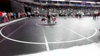 95 lbs Rr Rnd 1 - Elliana Kaeding, Jackson County vs Emma Evans, Bartlesville WC